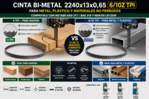 CINTA BI-METAL PLASTICO