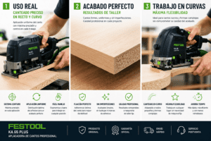 Aplacadora de cantos FESTOOL KA 65 Plus