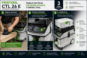 ASPIRADOR FESTOOL CTL 26 EI