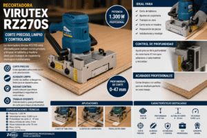 RECORTADORA VIRUTEX RZ270S