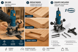 FRESADORA COMBI VIRUTEX FR356Z