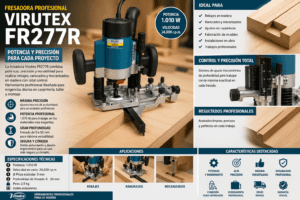 FRESADORA VIRUTEX FR277R