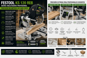 Sierra ingletadora FESTOOL KS 120 REB