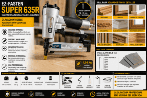 CLAVADORA EZ-FASTEN SUPER 635R (clavo 0,6)