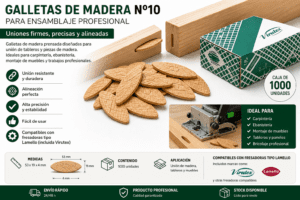 Galletas de madera Nº10