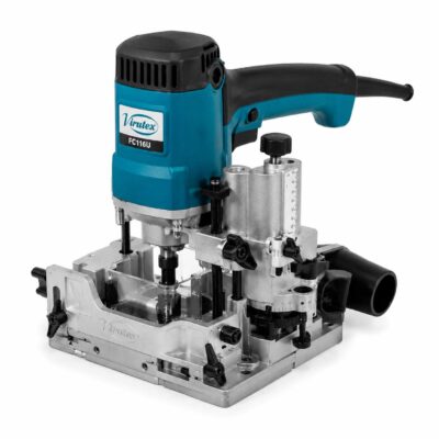 Fresadora de cajeados Virutex FC116U profesional para trabajos de carpintería