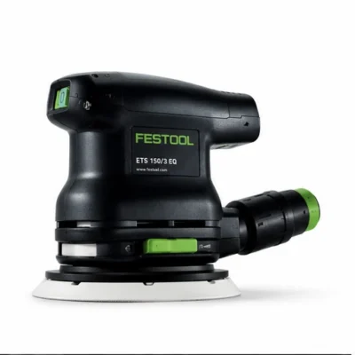 Lijadora excéntrica Festool ETS 150/3 EQ de 150 mm para acabado fino en carpintería y ebanistería